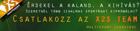 X2S Multisport TEAM - terepfutás, tereptriatlon, Ironman, Spartan